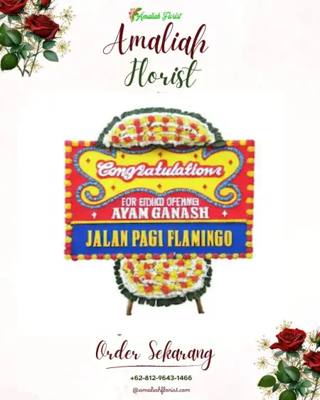 Sewa Papan Bunga Mulya Jaya